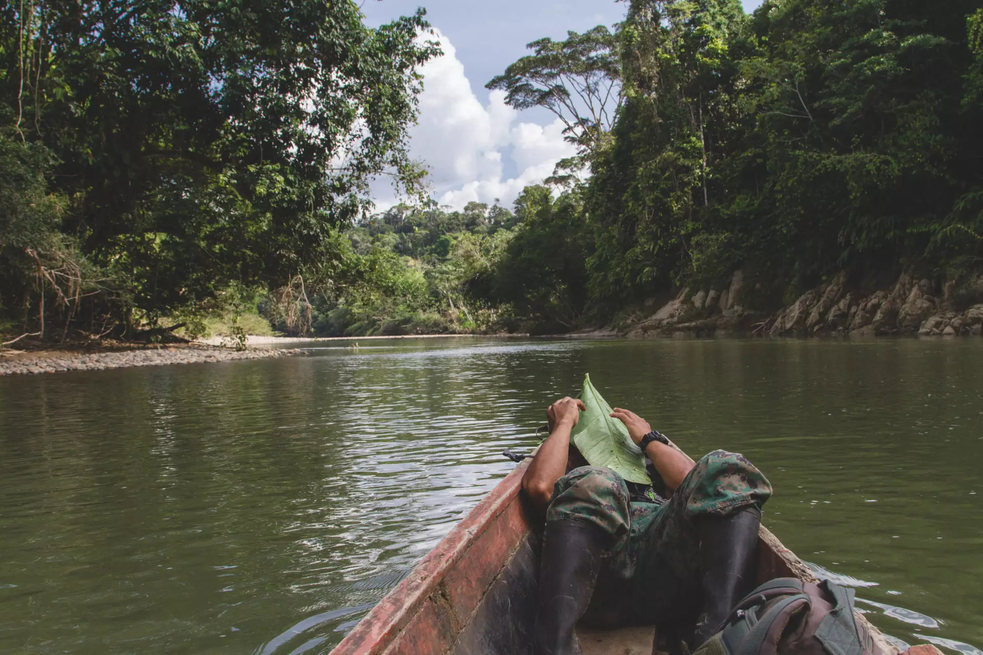 Amazonie en Royal Enfield