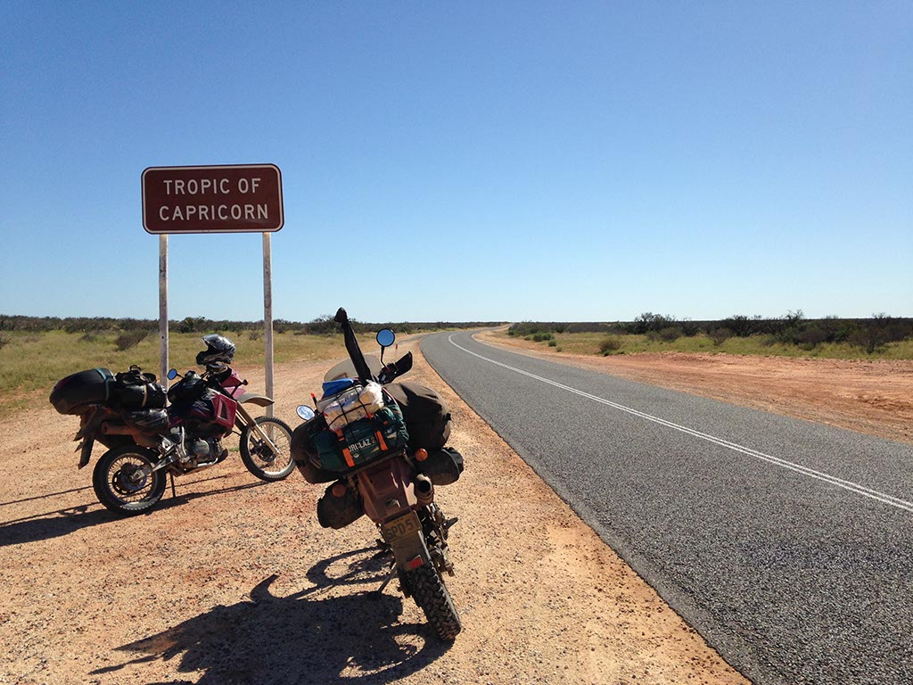 Voyage moto roadtrip australie