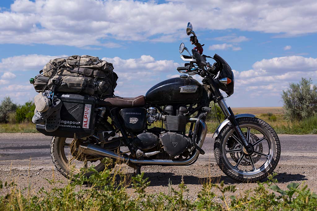road trip moto Bonneville