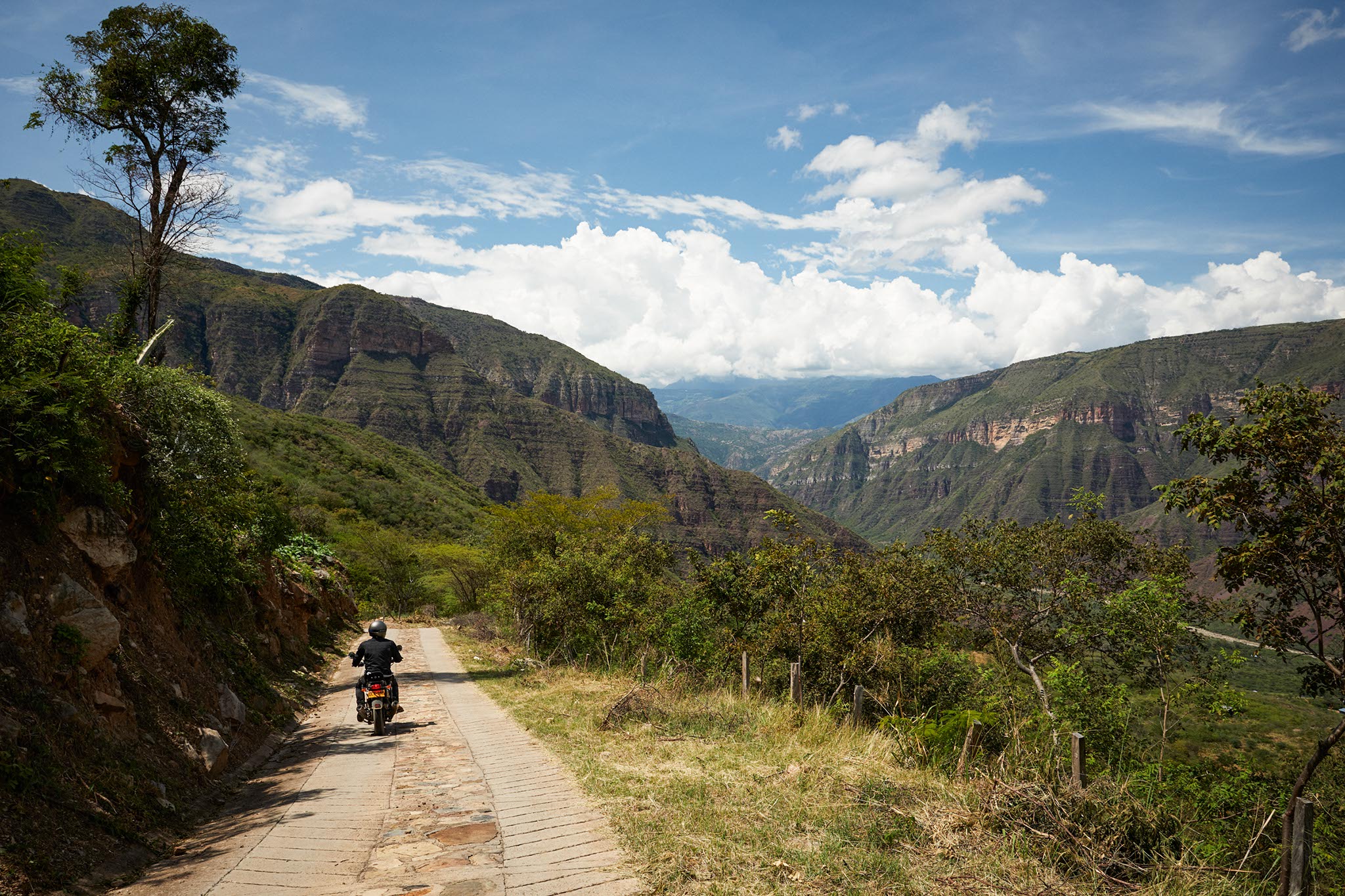 Le canyon del Chicamocha route en direction du village de Jordan