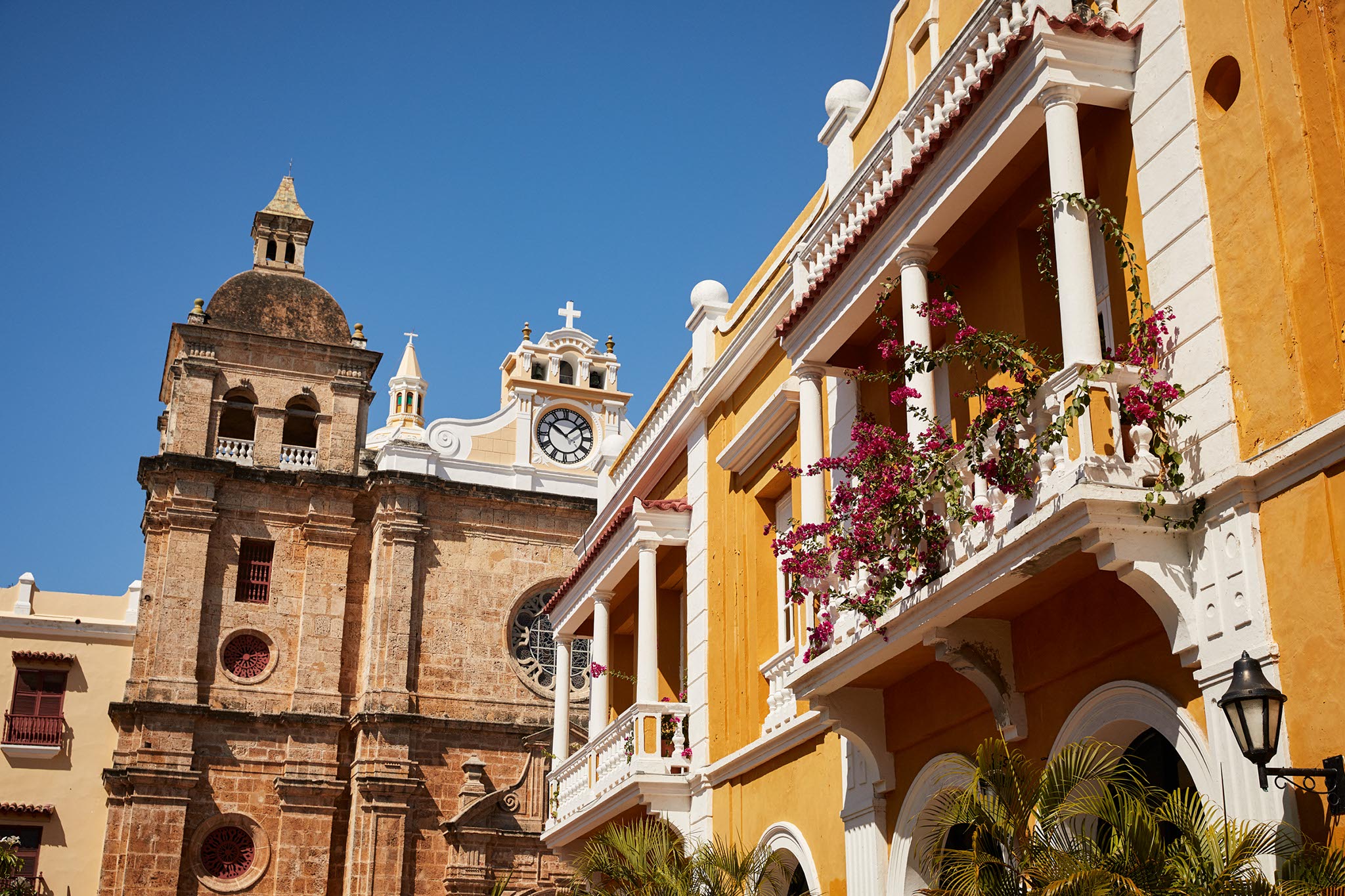 Architecture coloniale de la ville de Carthagene