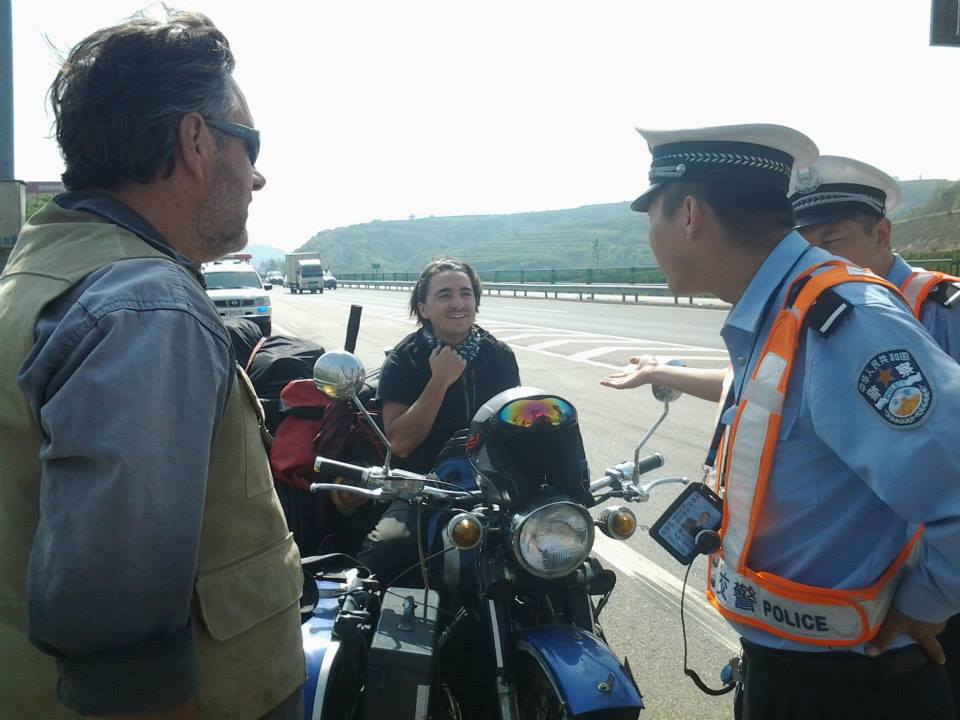 Road trip en side-car d'Yves et Cira