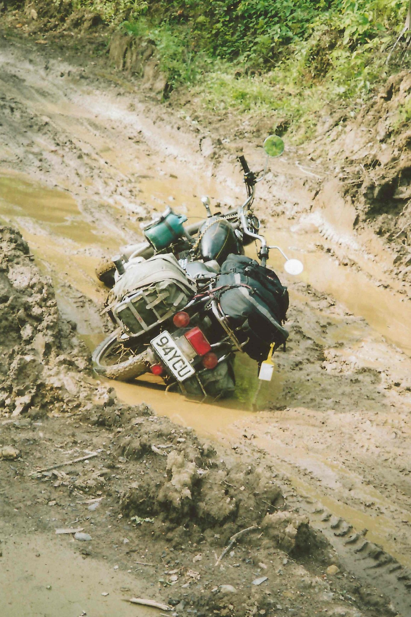 La Royal Enfield de Jacqui sur toutes les routes!