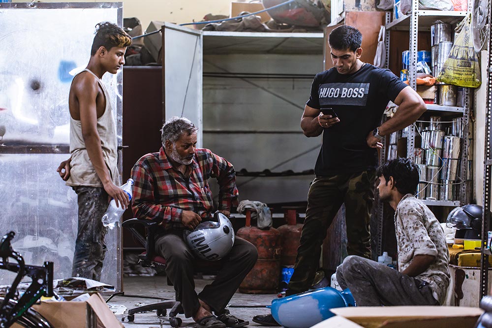 Restauration side-car Royal Enfield