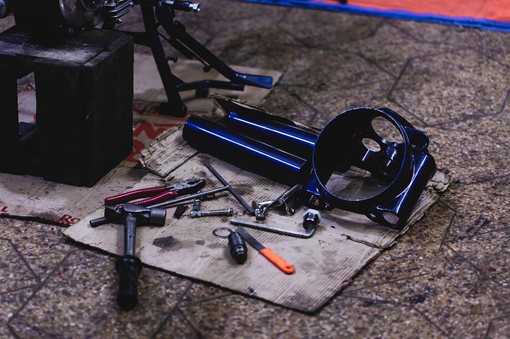 Restauration side-car Royal Enfield