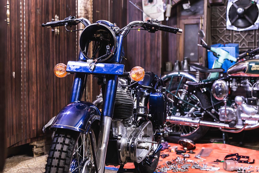 Restauration side-car Royal Enfield