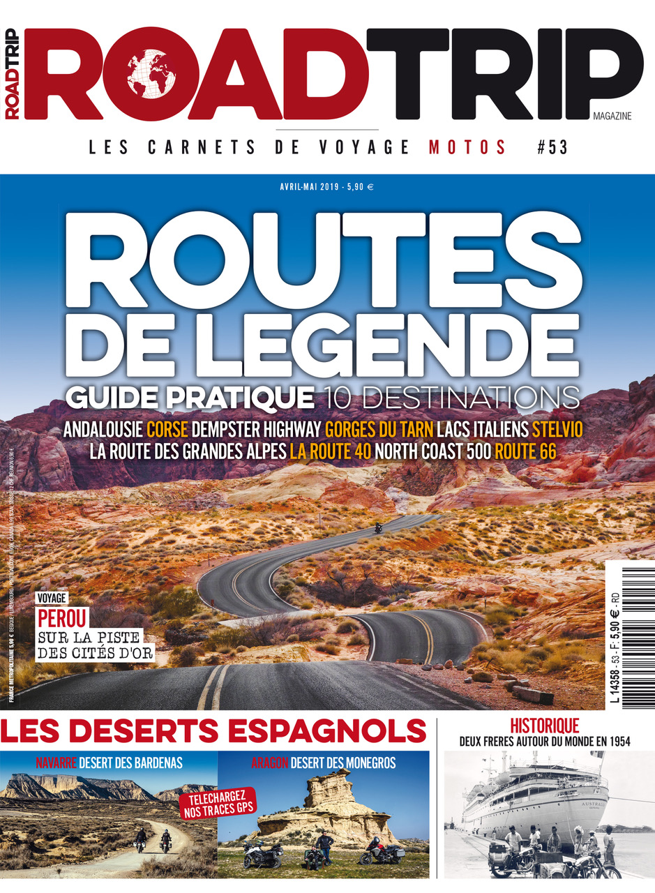 Couv Road trip mag #53 Patagonie